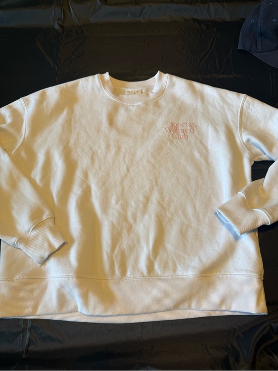 Wilo The Label Tops - Wilo the Label Sports & Wellness Club Crewneck Sweatshirt - Light Cream